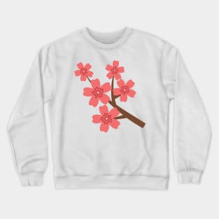 Cute Hibiscus Floral Crewneck Sweatshirt